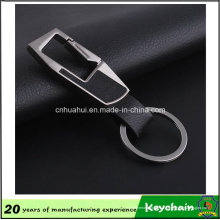 O metal feito sob encomenda o mais quente PU Leather Keychain